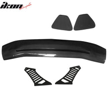 Load image into Gallery viewer, 56"Inch GT Style Trunk Spoiler V3 Side Plates V3 Legs 3D Carbon Fiber
