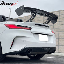 Load image into Gallery viewer, 56"Inch GT Style Trunk Spoiler V3 Side Plates V5 Legs 3D Carbon Fiber
