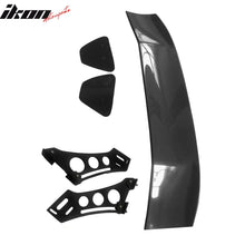 Load image into Gallery viewer, 56"Inch GT Style Trunk Spoiler V3 Side Plates V5 Legs 3D Carbon Fiber