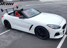 Load image into Gallery viewer, 56"Inch GT Style Trunk Spoiler V3 Side Plates V6 Legs 3D Carbon Fiber