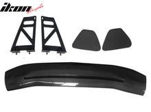 Load image into Gallery viewer, 56"Inch GT Style Trunk Spoiler V3 Side Plates V6 Legs 3D Carbon Fiber