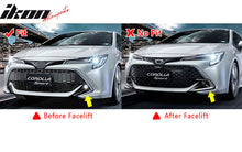 Load image into Gallery viewer, 2019-2021 Toyota Corolla Gloss Black Front Bumper Lip + Side Canards