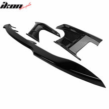 Load image into Gallery viewer, 2019-2021 Toyota Corolla Gloss Black Front Bumper Lip + Side Canards