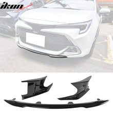 Load image into Gallery viewer, 2022-2023 Toyota Corolla Gloss Black Front Bumper Lip + Side Canards