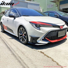 Load image into Gallery viewer, 2022-2023 Toyota Corolla Gloss Black Front Bumper Lip + Side Canards