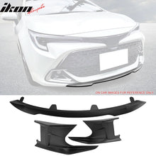 Load image into Gallery viewer, 2022-2023 Toyota Corolla Matte Black Front Bumper Lip + Side Canards