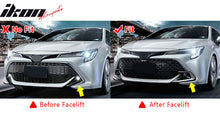 Load image into Gallery viewer, 2022-2023 Toyota Corolla Matte Black Front Bumper Lip + Side Canards