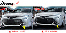 Load image into Gallery viewer, 2019-2021 Toyota Corolla Gloss Black 3PCS Front Bumper Lip+Side Canard