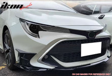 Load image into Gallery viewer, 2019-2021 Toyota Corolla Matte Black 3PCS Front Bumper Lip+Side Canard