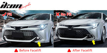 Load image into Gallery viewer, 2019-2021 Toyota Corolla Matte Black 3PCS Front Bumper Lip+Side Canard