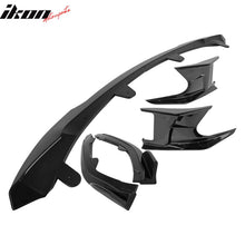 Load image into Gallery viewer, 2022-2023 Toyota Corolla Gloss Black 3PC Front Bumper Lip+Side Canards