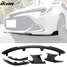 Load image into Gallery viewer, 2022-2023 Toyota Corolla Matte Black 3PC Front Bumper Lip+Side Canards