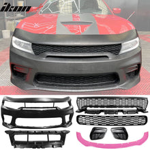 Load image into Gallery viewer, 2015-2023 Dodge Charger Widebody Front Bumper Cover + Pink Lip PP