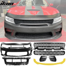 Load image into Gallery viewer, 2015-2023 Dodge Charger Widebody Front Bumper Cover + Yellow Lip PP