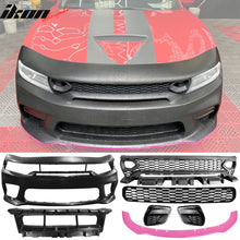 Load image into Gallery viewer, 2015-2023 Dodge Charger Widebody SRT Front Bumper Cover + Pink Lip PP