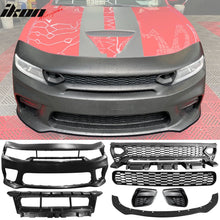 Load image into Gallery viewer, 2015-2023 Dodge Charger Widebody SRT Bumper Cover Matte Black Lip PP