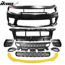 Load image into Gallery viewer, 2015-2023 Dodge Charger Widebody SRT Front Bumper Cover Yellow Lip PP