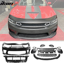 Load image into Gallery viewer, 2015-2023 Dodge Charger Widebody SRT Bumper Cover Matte Black Lip PP