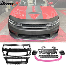 Load image into Gallery viewer, 2015-2023 Dodge Charger Rear &amp; Front Bumper + Pink Lip Diffuser PP