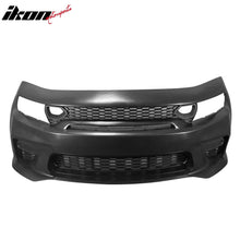 Load image into Gallery viewer, 2015-2023 Dodge Charger IKON Matte Black Front Rear Bumper Covers PP
