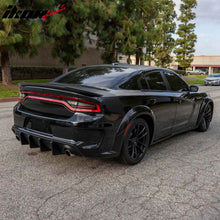 Load image into Gallery viewer, 2015-2023 Dodge Charger IKON Matte Black Front Rear Bumper Covers PP