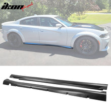 Load image into Gallery viewer, 2015-2023 Dodge Charger IKON Gloss Black Front Rear Bumper Covers PP