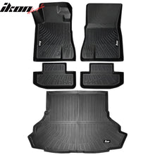 Load image into Gallery viewer, 2015-2023 Ford Mustang 3D Floor Mats All Weather Trunk Carpets TPE