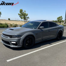 Load image into Gallery viewer, 2015-2023 Dodge Charger IKON Matte Black Rear Bumper Cover Diffuer PP