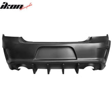 Load image into Gallery viewer, 2015-2023 Dodge Charger IKON Matte Black Rear Bumper Cover Diffuer PP