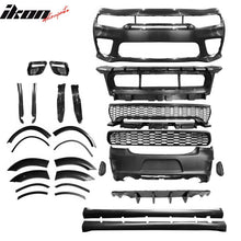 Load image into Gallery viewer, 2015-2023 Dodge Charger Widebody Whole Bumper Kits Diffuser LED PP