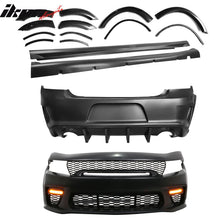 Load image into Gallery viewer, 2015-2023 Dodge Charger Widebody Gloss Whole Bumper Diffuser PP W/ LED