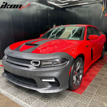 Load image into Gallery viewer, 2015-2023 Dodge Charger Widebody SRT Black Front Bumper W/LED Light PP