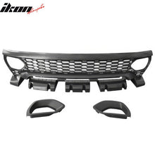 Load image into Gallery viewer, 2015-2023 Dodge Charger Widebody SRT Black Front Bumper W/LED Light PP