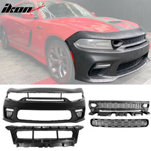 Load image into Gallery viewer, 2015-2023 Dodge Charger Widebody SRT Unpainted Front Rear LED Bumpers