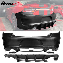 Load image into Gallery viewer, 2015-2023 Dodge Charger Widebody SRT Unpainted Front Rear LED Bumpers