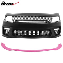 Load image into Gallery viewer, 2015-2023 Dodge Charger Widebody Front Bumper Cover Pink Lip LED PP
