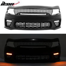 Load image into Gallery viewer, 2015-2023 Dodge Charger  Front Bumper Cover Grill LED Widebody Black P