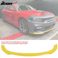 Load image into Gallery viewer, 2015-2023 Dodge Charger Widebody LED Front Bumper Cover Yellow Lip PP