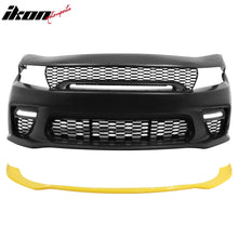 Load image into Gallery viewer, 2015-2023 Dodge Charger Widebody LED Front Bumper Cover Yellow Lip PP