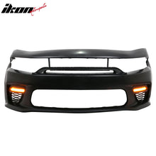 Load image into Gallery viewer, 2015-2023 Dodge Charger Widebody LED Bumper Cover Matte Black Lip PP