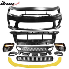 Load image into Gallery viewer, 2015-2023 Dodge Charger Widebody SRT Bumper Cover Yellow Lip LED