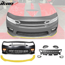 Load image into Gallery viewer, 2015-2023 Dodge Charger Widebody SRT Bumper Cover Yellow Lip LED PP