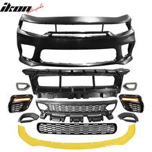 Load image into Gallery viewer, 2015-2023 Dodge Charger Widebody SRT Bumper Cover Yellow Lip LED PP