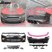 Load image into Gallery viewer, 2015-2023 Dodge Charger Widebody SRT Rear Front Bumper Pink Lip PP LED