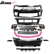 Load image into Gallery viewer, 2015-2023 Dodge Charger Widebody SRT Rear Front Bumper Pink Lip PP LED