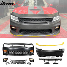 Load image into Gallery viewer, 2015-2023 Dodge Charger Widebody SRT Front Bumper Yellow Lip PP LED