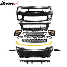 Load image into Gallery viewer, 2015-2023 Dodge Charger Widebody SRT Front Bumper Yellow Lip PP LED