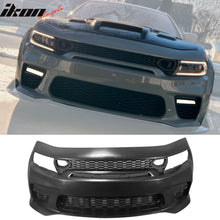 Load image into Gallery viewer, 2015-2023 Charger IKON Matte Black Front Rear Bumper Covers LED PP