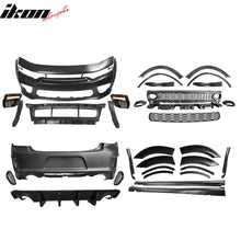 Load image into Gallery viewer, 2015-2023 Charger IKON Gloss Black Front Rear Bumper Covers LED PP
