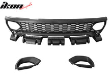 Load image into Gallery viewer, 2015-2023 Charger IKON Gloss Black Front Rear Bumper Covers LED PP